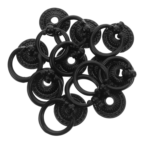 HOMSFOU 10 Stück Retro Bronze Pull Ring Antike Schubladenknöpfe Antike Schubladengriffe Schrankzugringe Schrankringgriffe Schrankknöpfe Schrankringknöpfe Kabinettszuggriff Schwarz Kupfer HOMSFOU 10 Stück Retro Bronze Pull Ring Antike Schubladenknöpfe Antike Schubladengriffe Schrankzugringe Schrankringgriffe Schrankknöpfe Schrankringknöpfe Kabinettszuggriff Schwarz Kupfer von HOMSFOU