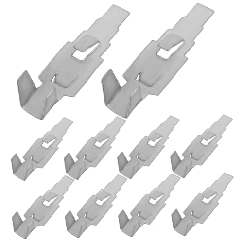 HOMSFOU 10 Stück Robuste Eisen Regalträger mit Clips für Holz und Metallregale Verstellbare Unterstützung für Bücherregale Stabile Halterungen für Büro und Wohnräume HOMSFOU 10 Stück Robuste Eisen Regalträger mit Clips für Holz und Metallregale Verstellbare Unterstützung für Bücherregale Stabile Halterungen für Büro und Wohnräume von HOMSFOU