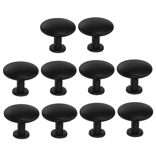 HOMSFOU 10 Stück Schwarzer Einzelner Lochgriff Griffe Für Kommoden Küchenschrankknöpfe Black Handles Küchengriffe Für Schränke Möbelgriffe Für Kommode Einloch-garderobengriff Aluminium HOMSFOU 10 Stück Schwarzer Einzelner Lochgriff Griffe Für Kommoden Küchenschrankknöpfe Black Handles Küchengriffe Für Schränke Möbelgriffe Für Kommode Einloch-garderobengriff Aluminium von HOMSFOU
