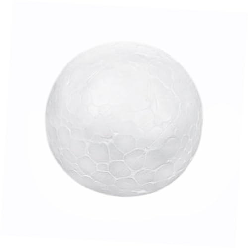 HOMSFOU 10 Stück Solide Handwerkskugel Mini Schaumkugeln riesige Weihnachtskugel Weihnachten Weihnachtsschmuck 10cm große Modellierkugel Kugel aus Polystyrol Dekorationsball Weiß HOMSFOU 10 Stück Solide Handwerkskugel Mini Schaumkugeln riesige Weihnachtskugel Weihnachten Weihnachtsschmuck 10cm große Modellierkugel Kugel aus Polystyrol Dekorationsball Weiß von HOMSFOU