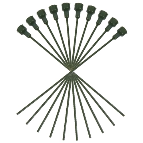 HOMSFOU 10stücke Kunststoff Blumenstiele Für Blumenarrangements Handgefertigte DIY-pflanzstäbe Künstliche Blumenstiele Blumenverlängerungsstangen Blumenstäbe Stützen Für Zimmerpflanzen Ver von HOMSFOU