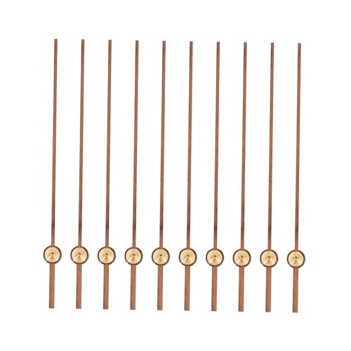 HOMSFOU 10 Stück Teiliges Holz Sekundenzeiger für Uhren Ersatzteile DIY Uhrwerk Zubehör Einfache Montage Langlebig und Stabil für Wand und Tischuhren von HOMSFOU