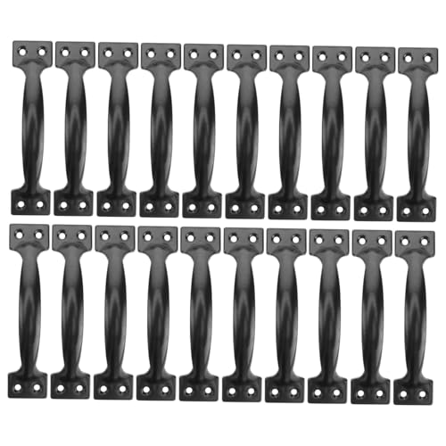 HOMSFOU 10 Stück Teiliges Schwarze Bogengriffe aus Robustem Eisen Einfache Möbelgriffe für Schrank Kommode Kleiderschrank Modernes Design Sichere Glatte Oberfläche Komfortabler Griff HOMSFOU 10 Stück Teiliges Schwarze Bogengriffe aus Robustem Eisen Einfache Möbelgriffe für Schrank Kommode Kleiderschrank Modernes Design Sichere Glatte Oberfläche Komfortabler Griff von HOMSFOU