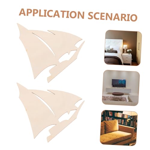 HOMSFOU 10 Stück Teiliges Unbemalte Holz Segelboot Ausschnitte zum Basteln Naturbelassene Holzplättchen für DIY Nautische Deko Bemalbare Holzornamente für Sommerparty und Wanddekoration HOMSFOU 10 Stück Teiliges Unbemalte Holz Segelboot Ausschnitte zum Basteln Naturbelassene Holzplättchen für DIY Nautische Deko Bemalbare Holzornamente für Sommerparty und Wanddekoration von HOMSFOU