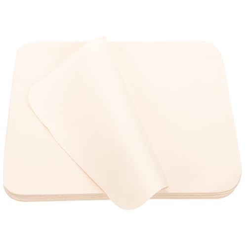 HOMSFOU 100 Blatt Saugfähiges Sämischleder Töpfertuch DIY Basteln Modelliermasse Lufttrocknend Skulptur Handtuch für Töpfern und Keramikgestaltung von HOMSFOU