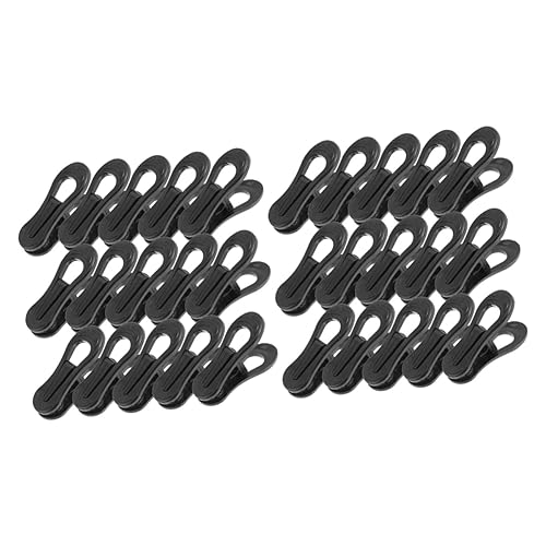 HOMSFOU 100 STK Kleider Klammer Krawatten Klammer Fingerclips Clipbügel Für Hosen Clipbügel Für Röcke Kleiderbügel Mit Clips Zum Aufhängen An Der Wand Deckenclip Draussen Baby Plastik von HOMSFOU