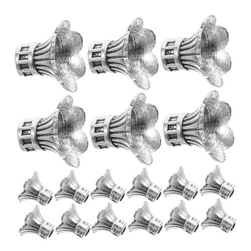 HOMSFOU 100 Stück Metall Blumenkappen Blumenkappen Zum Basteln Perlenkappen Zur Schmuckherstellung Endkappen Zur Schmuckherstellung Abstandshalter Perlenkappen Zum HOMSFOU 100 Stück Metall Blumenkappen Blumenkappen Zum Basteln Perlenkappen Zur Schmuckherstellung Endkappen Zur Schmuckherstellung Abstandshalter Perlenkappen Zum von HOMSFOU