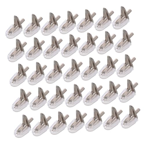HOMSFOU 100 Stück Metall Regalhalter Pins Einbau Regalstützstifte Klappbar für Küchenmöbel Bücherregal Schrank Möbel Regalträger Stabile Lastverteilung HOMSFOU 100 Stück Metall Regalhalter Pins Einbau Regalstützstifte Klappbar für Küchenmöbel Bücherregal Schrank Möbel Regalträger Stabile Lastverteilung von HOMSFOU