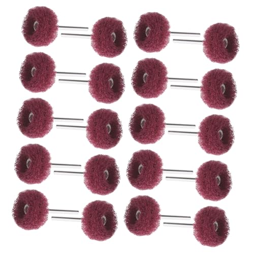 HOMSFOU 100 Stück Nylon Schleifbürsten Schaft Abrasives Polierwerkzeug für Bohrmaschine und Schleifer Rostentfernung und Feinschliff Langlebige Rotierende Bürstenaufsätze für Metall Holz HOMSFOU 100 Stück Nylon Schleifbürsten Schaft Abrasives Polierwerkzeug für Bohrmaschine und Schleifer Rostentfernung und Feinschliff Langlebige Rotierende Bürstenaufsätze für Metall Holz von HOMSFOU
