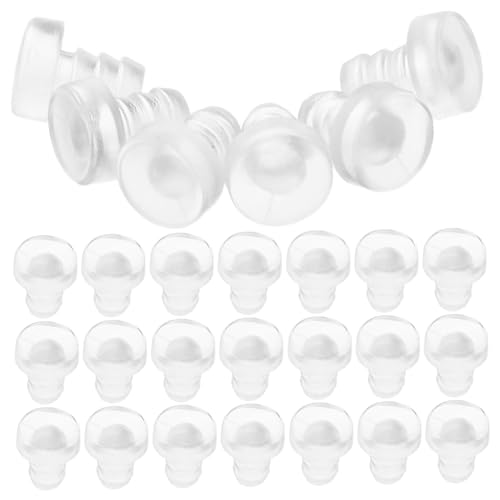 HOMSFOU 100 Stück Transparente Anti-kollisions-Pads mit Stiel Weiche Eingebaute Stoßdämpfer für Möbel Glasplatten und Schränke rutschfeste Elastische Schutzpolster für Türstopper und HOMSFOU 100 Stück Transparente Anti-kollisions-Pads mit Stiel Weiche Eingebaute Stoßdämpfer für Möbel Glasplatten und Schränke rutschfeste Elastische Schutzpolster für Türstopper und von HOMSFOU