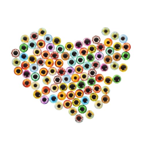 HOMSFOU 100stücke Glas-augapfel-Patches Augen-Ball-Patches Für Bastelarbeiten Aus Hochwertigem Glasmaterial von HOMSFOU