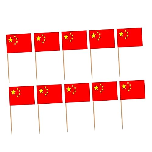 HOMSFOU 100st Kuchen Obst Pflücken Auswahl Der China-flagge China Kleine Zahnstocherflagge Zahnstocher-flaggen Tragbare Chinesische Flagge Zahnstocher Mit China-flagge Kamm Hölzern Mini HOMSFOU 100st Kuchen Obst Pflücken Auswahl Der China-flagge China Kleine Zahnstocherflagge Zahnstocher-flaggen Tragbare Chinesische Flagge Zahnstocher Mit China-flagge Kamm Hölzern Mini von HOMSFOU