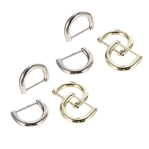 HOMSFOU 10Stücke D Förmige Ringe für Taschen Robuste Metallringe für DIY Taschenzubehör Schlüsselhalter und Geldbörsen Leicht zu Installieren und Tragbar HOMSFOU 10Stücke D Förmige Ringe für Taschen Robuste Metallringe für DIY Taschenzubehör Schlüsselhalter und Geldbörsen Leicht zu Installieren und Tragbar von HOMSFOU