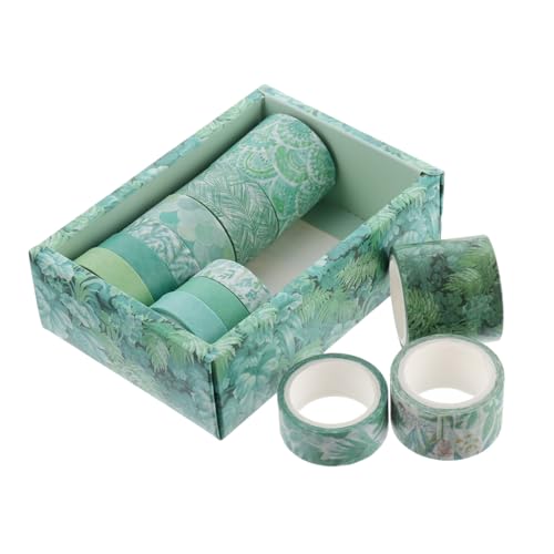 HOMSFOU 12 Rollen Teiliges Washi Tape Dekorative DIY Klebebänder aus Washi papier Handreißbar Vielseitig für Scrapbooking Geschenkverpackung und Kreative Bastelprojekte Farblich von HOMSFOU
