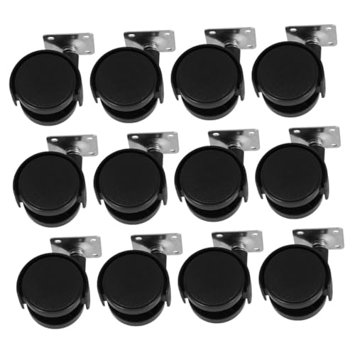 HOMSFOU 12 Stück Nylon -Plastikrollen Mini Caster Räder Bürostuhlrollen tauschen Rollen für Bürostühle Universal- ziehen um mit Ersatzrad für die Lenkrolle Lenkrollen für Möbel Abs Schwarz HOMSFOU 12 Stück Nylon -Plastikrollen Mini Caster Räder Bürostuhlrollen tauschen Rollen für Bürostühle Universal- ziehen um mit Ersatzrad für die Lenkrolle Lenkrollen für Möbel Abs Schwarz von HOMSFOU