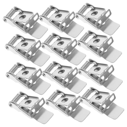HOMSFOU 12 Stück Teiliges Einbaustrahler Federklammern aus Kaltwalzblech Hochfeste Lampenhalter für Deckenleuchten Stabile Montage Rostfreie Federclips für Einbauleuchten Zeitsparend und HOMSFOU 12 Stück Teiliges Einbaustrahler Federklammern aus Kaltwalzblech Hochfeste Lampenhalter für Deckenleuchten Stabile Montage Rostfreie Federclips für Einbauleuchten Zeitsparend und von HOMSFOU