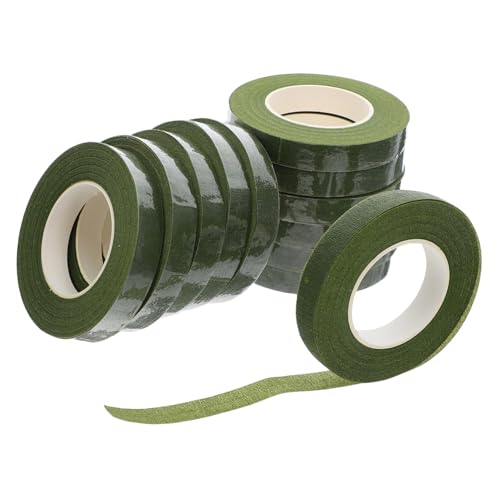 HOMSFOU 12 Stück Teiliges Floristenband Yards Stark Haftendes Blumen-klebeband für Straußstiele Einfach zu Verwenden für Frische und Künstliche Blumen DIY Blumenarrangements Hochzeiten und von HOMSFOU