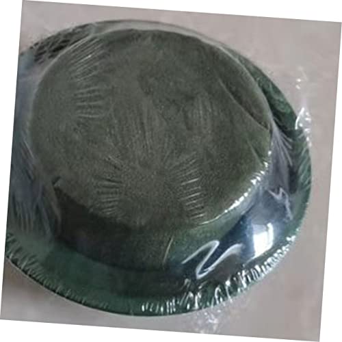 HOMSFOU 12 Stück Teiliges Rundes Blumen steckschaum Starkem Wasserabsorptionsvermögen Grüne Pflanzenschale Leicht Auslaufsicher für DIY blumenarrangements Hochzeiten Partys und von HOMSFOU