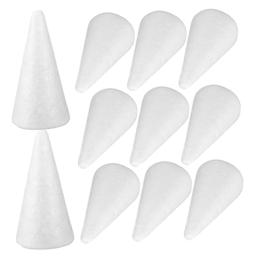 HOMSFOU 12 Stück Teiliges Weiße Feste Styropor Kindersicherer Bastel und DIY Ornament Vielseitig Bemalbar für Weihnachtsdeko Kreative Handarbeit Kindergarten und Schulprojekte HOMSFOU 12 Stück Teiliges Weiße Feste Styropor Kindersicherer Bastel und DIY Ornament Vielseitig Bemalbar für Weihnachtsdeko Kreative Handarbeit Kindergarten und Schulprojekte von HOMSFOU