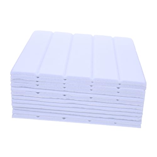 HOMSFOU 12 Stück selbstklebende vertikale Streifen, akustische Schallschutzplatten, geräuschabsorbierende Wandfliesen für Zuhause, Büro, Studio, Schalldämmung und Geräuschreduzierung von HOMSFOU