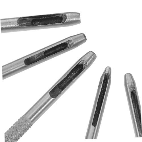 HOMSFOU 12 Teiliger Lederlocher Lochstanzer Robuster Kreislocher Locher Set Hohlstanzer Gürtellochschneider Runde Nähstanzwerkzeuge Gürtellocher Für Leder Silber HOMSFOU 12 Teiliger Lederlocher Lochstanzer Robuster Kreislocher Locher Set Hohlstanzer Gürtellochschneider Runde Nähstanzwerkzeuge Gürtellocher Für Leder Silber von HOMSFOU