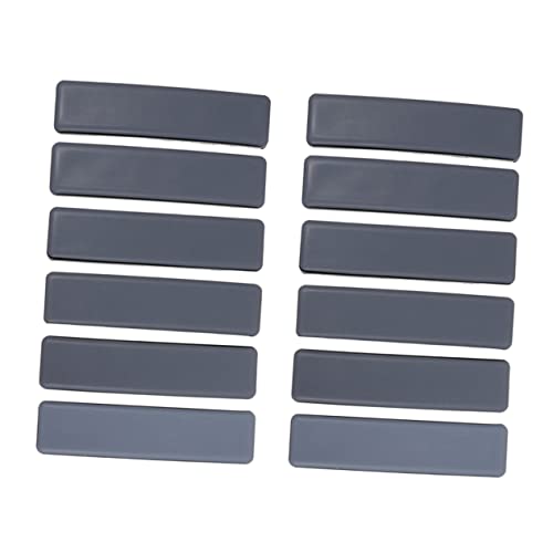 HOMSFOU 12Stücke Möbelgleiter Rechteckige Ecke Schutzpads Klebende Möbelschieber für Einfache Möbelbewegung Abrieb Bodenschutzmatte für Stühle und Tische von HOMSFOU