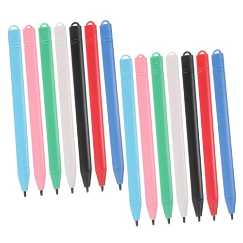 HOMSFOU 14St LCD-Tablet-Stift schreibkladde Tablet Pen pens Schreibstift Schreibtablett-Stift Stylus-Stift für LCD-Tablet Eingabestift Universal- Tafel Zeichenbrett Stift Malstift Plastik von HOMSFOU