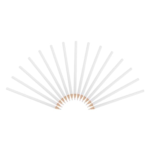 HOMSFOU 15 Stück Kleidung Geschnittene Markstift Stoffmarkierungsstifte Mit Wasser Löschbarer Markierungsstift Nähenmarkierungsstifte Stickmarker Mechanischer Markerstift Plastik Weiß von HOMSFOU