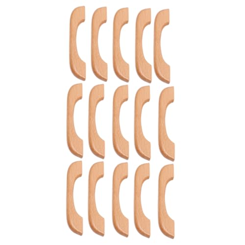 HOMSFOU 15 Stück Teiliges Holzgriffe Möbelgriff mit Glatter Oberfläche Robust und Sicher für Schränke und Kleiderschränke Modernes Design für Küchen und Wohnzimmerschränke HOMSFOU 15 Stück Teiliges Holzgriffe Möbelgriff mit Glatter Oberfläche Robust und Sicher für Schränke und Kleiderschränke Modernes Design für Küchen und Wohnzimmerschränke von HOMSFOU