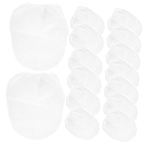 HOMSFOU 15 Stück Teiliges Nylon Feinsieb-filterbeutel mit Elastischem Feinmaschig Reißfest Auslaufsicher Gallonen-eimer Vielseitig Einsetzbar für Lackieren Gartenarbeit und Brauen von HOMSFOU