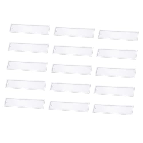 HOMSFOU 15 Stück Teiliges Silikon Lesezeichen Mould Diy Silikonform für Personalisierte Lesezeichen Hochwertige Langlebige Silikonformen für Bastelprojekte für und Kreative Arbeiten HOMSFOU 15 Stück Teiliges Silikon Lesezeichen Mould Diy Silikonform für Personalisierte Lesezeichen Hochwertige Langlebige Silikonformen für Bastelprojekte für und Kreative Arbeiten von HOMSFOU