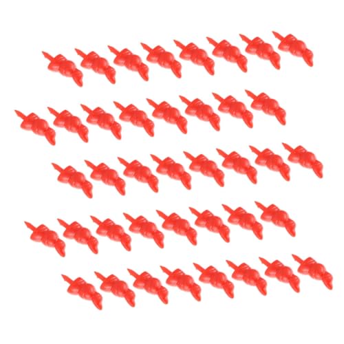 HOMSFOU 150 Stück Plastische Weihnachtsmann Nase DIY Dekoration für Kreative Weihnachtsprojekte und Bastelarbeiten von HOMSFOU