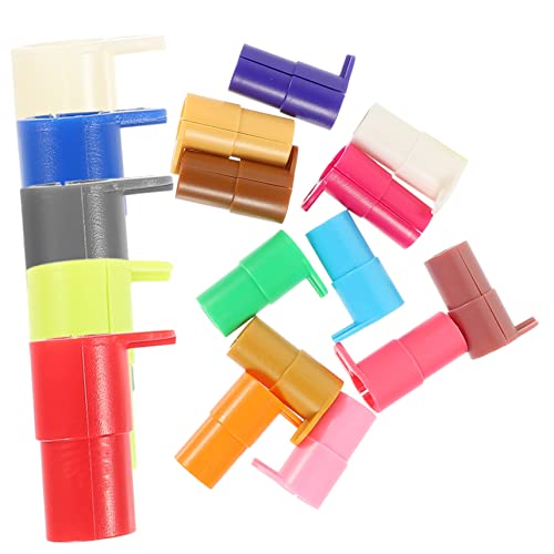 HOMSFOU 17 Stück Teiliges Set Bunte Stiftadapter Kompatibel mit Cricut Maker Schneidemaschine Farbige Pen Halter für Cutterbar Installieren Präzise Positionierung Zubehör für Plotter von HOMSFOU