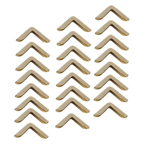 HOMSFOU 180 Stück Goldene Metall-buchecken Eckenschutz Vintage Stil für Scrapbooking Fotoalben Notizbücher Ordner Langlebig Robust Schützend Stilvoll von HOMSFOU