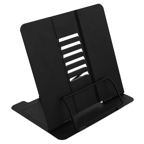 HOMSFOU 1Stück Leseständer für Verstellbarer Multifunktionaler Buchhalter für Schreibtisch und Zuhause für Tablets und Reader Schont die Augen Hände von HOMSFOU