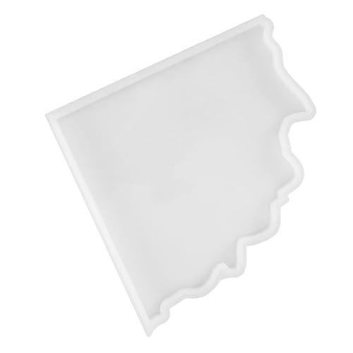 HOMSFOU 1Stück Silikonform Für DIY Untersetzer Formen Für Resin Gießen Unregelmäßige Designs Für Untersetzer Und Handwerksprojekte von HOMSFOU