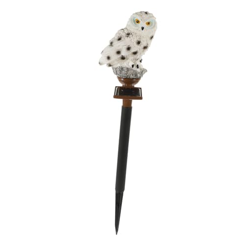 HOMSFOU 1stück Solar Eule Gartenleuchte Dekorative Solar Außenlampe Mit Erdspieß Farbige Led Solarlicht Für Garten Patio Und Weg Perfektes Für Nachbarn Und Freunde von HOMSFOU