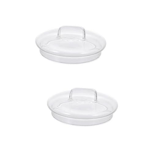 HOMSFOU 2 Glasdeckel -Teekannendeckel Sprossenglas-Deckel -Getränkespender-Deckel Einmachglas-Ersatzdeckel Glaskanister-Deckel Ersatz-Getränkespender-Deckel von HOMSFOU