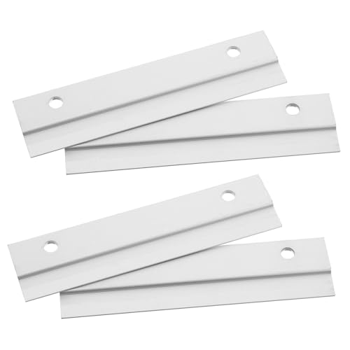 HOMSFOU 2 Paare Schwerlast Aluminium Z-halterung Französische Cleat Wandhalter Bildrahmen Spiegel Aufhängung Kit Z-förmige Ineinandergreifende Halterung für Kunstwerke und Schränke Stabile von HOMSFOU