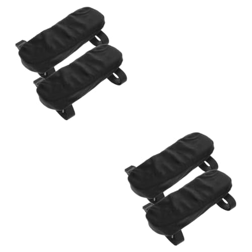 HOMSFOU 2 Paare Stuhl Armlehnenpolster aus Hochdichtem Memory Schaum Bequeme Armstützen für Bürostühle Einfache Installation für Zuhause und Büro Bietet Entlastung für Arme und Ellbogen von HOMSFOU