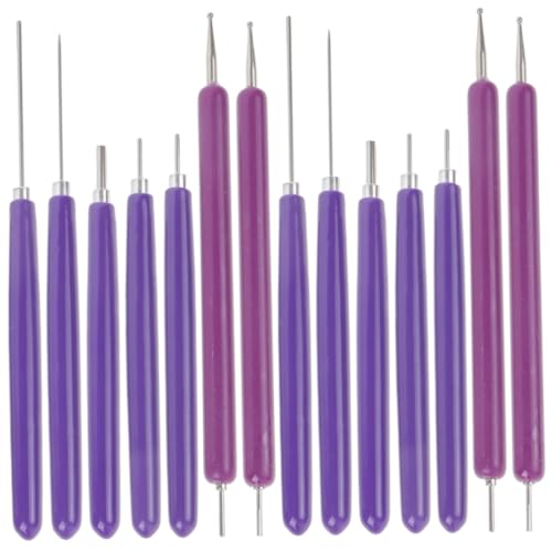 HOMSFOU 2 Sätze DIY Quilling Werkzeug Teiliges Papierrollen Tool mit Doppeltem Handgemachter Quilling Stift für Scrapbooking und Kartenherstellung Robust und Komfortabel der Anwendung von HOMSFOU