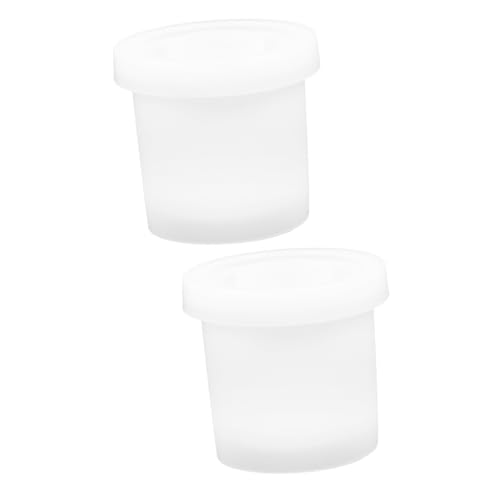 HOMSFOU 2 Sätze Rundes Silikon Blumentopf Mould Set Diy Pflanzerform mit Untersetzer für Moderne Dekoration und Kreative Projekte für Zuhause und Geschäft von HOMSFOU