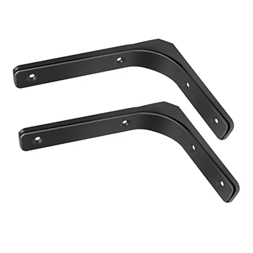 HOMSFOU 2 Sätze Wandregalhalter aus Robustem Kaltgewalztem Stahl Schwere Wandregalstütze Stabile Dreieckige Regalträger für Büro Wohnzimmer Schlafzimmer Einfache Montage HOMSFOU 2 Sätze Wandregalhalter aus Robustem Kaltgewalztem Stahl Schwere Wandregalstütze Stabile Dreieckige Regalträger für Büro Wohnzimmer Schlafzimmer Einfache Montage von HOMSFOU