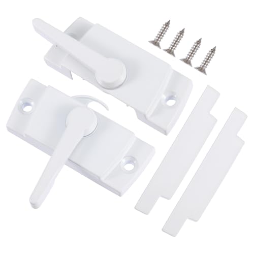 HOMSFOU 2 Sets Zinklegierung Halbmondschloss Diebstahlsicherung Schiebefensterschlösser für Vinylrahmen Push-Pull Schnalle Sichere Scharnier- und Schiebetüren Sicherheitsschutz für Häuser Schulen HOMSFOU 2 Sets Zinklegierung Halbmondschloss Diebstahlsicherung Schiebefensterschlösser für Vinylrahmen Push-Pull Schnalle Sichere Scharnier- und Schiebetüren Sicherheitsschutz für Häuser Schulen von HOMSFOU