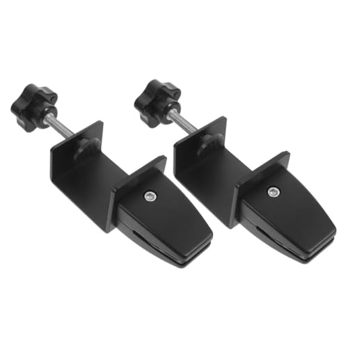 HOMSFOU 2 Stück Aluminiumlegierung Screenclip Schreibtischteiler Teilerklemme Schreibtischtrennwandklemme Schreibtisch-schirmklemme Hustenschutz-Hardware Schreibtisch Barrieren Schwarz HOMSFOU 2 Stück Aluminiumlegierung Screenclip Schreibtischteiler Teilerklemme Schreibtischtrennwandklemme Schreibtisch-schirmklemme Hustenschutz-Hardware Schreibtisch Barrieren Schwarz von HOMSFOU