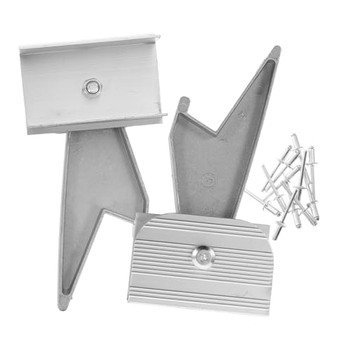 HOMSFOU 2 Stück Aluminiumlegierung Teleskopleiter Zubehör Teilig Stabilisierende Haken für Heimgebrauch Einfache Installation Vielseitig Einsetzbar für Verschiedene Anwendungen von HOMSFOU