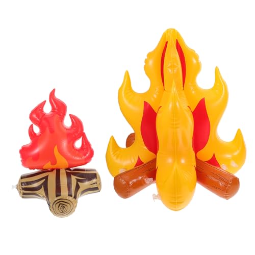 HOMSFOU 2 Stück Aufblasbares Wetterfest Künstliche Flamme Party deko Outdoor Campfire Requisiten für Kindergeburtstag und Gartenfeiern HOMSFOU 2 Stück Aufblasbares Wetterfest Künstliche Flamme Party deko Outdoor Campfire Requisiten für Kindergeburtstag und Gartenfeiern von HOMSFOU