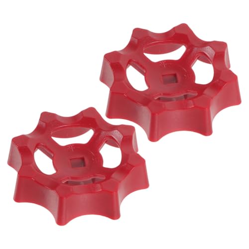 HOMSFOU 2 Stück Außen Wasserhahn Handrad aus Robustem Abs Kunststoff Rutschfester Roter Ventilgriff für Gartenschläuche Installieren Sicheres und Effizientes Bedienrad für Absperrventile HOMSFOU 2 Stück Außen Wasserhahn Handrad aus Robustem Abs Kunststoff Rutschfester Roter Ventilgriff für Gartenschläuche Installieren Sicheres und Effizientes Bedienrad für Absperrventile von HOMSFOU