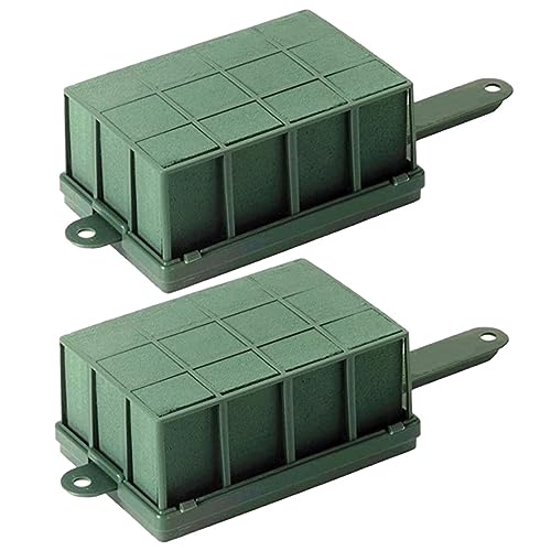 HOMSFOU 2 Stück Blumenarrangement Schaumstoffkäfig Floristen Steckschaum für Frische Blumen für Hochzeiten und Kreative DIY Dekorationen von HOMSFOU