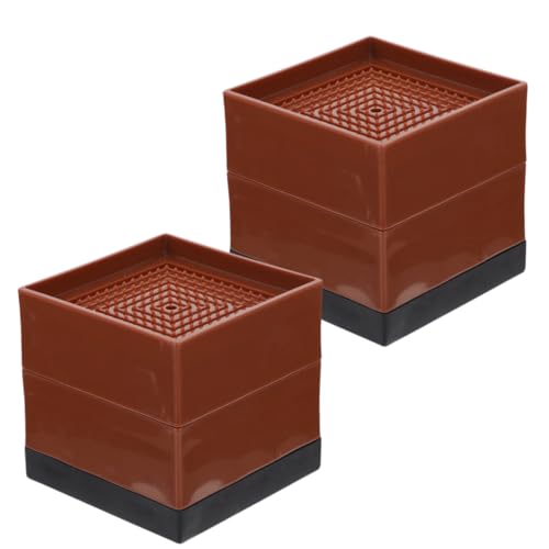 HOMSFOU 2 Stück Booster-pad Riser Für Tisch Couch Risers Couchlifter Für Die Höhe Kleine Möbelerhöhungen Erhöhungen Für Schreibtischbeine rutschfeste Möbelpads Möbelheber Plastik von HOMSFOU